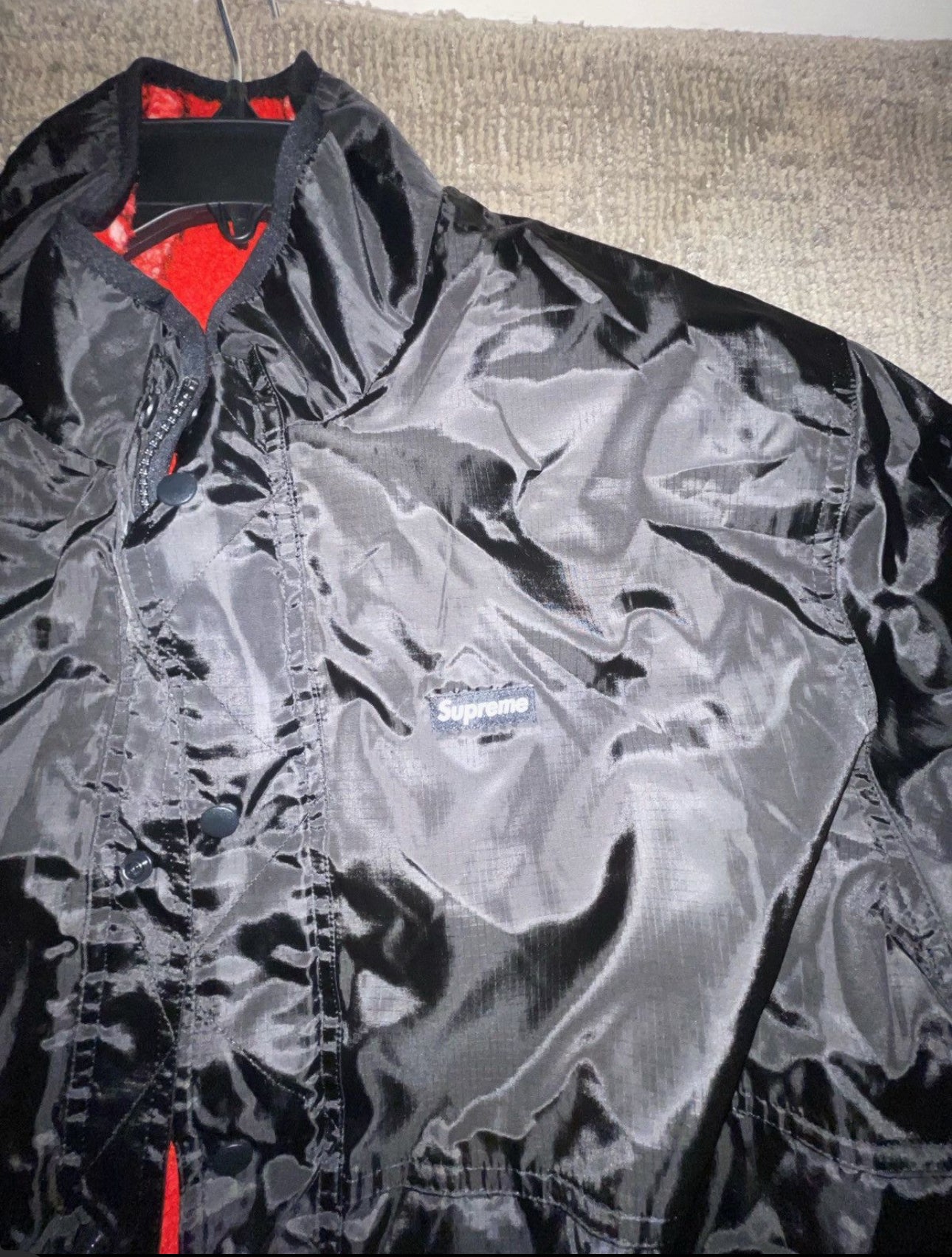 Supreme Bandana Reversible Fleece Jacket (XL)