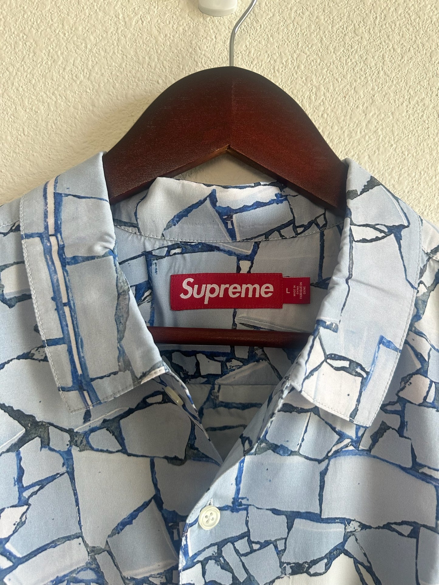 Supreme Mosaic S/S Shirt (L)