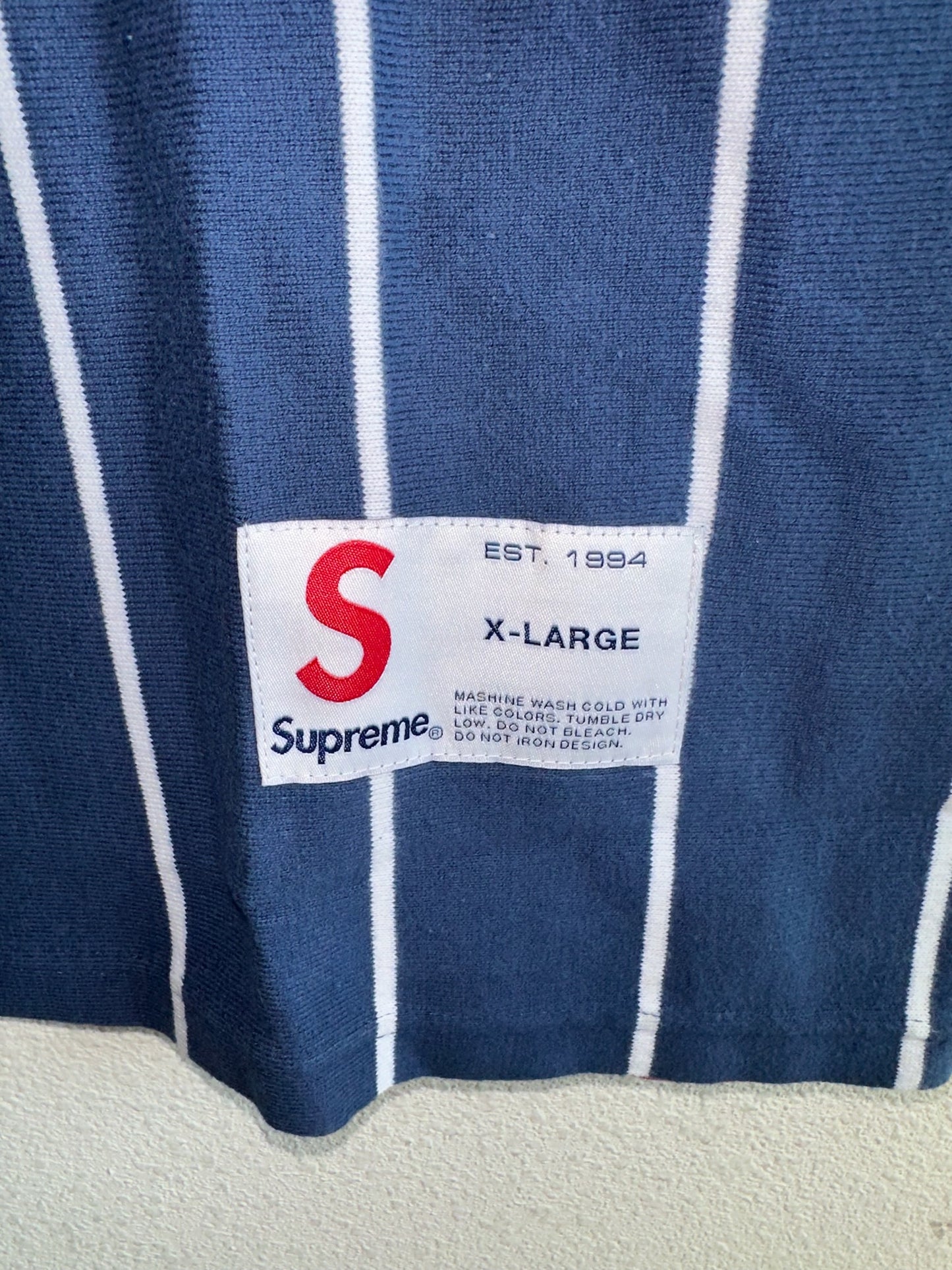 Supreme Stripe Raglan L/S Top (XL)