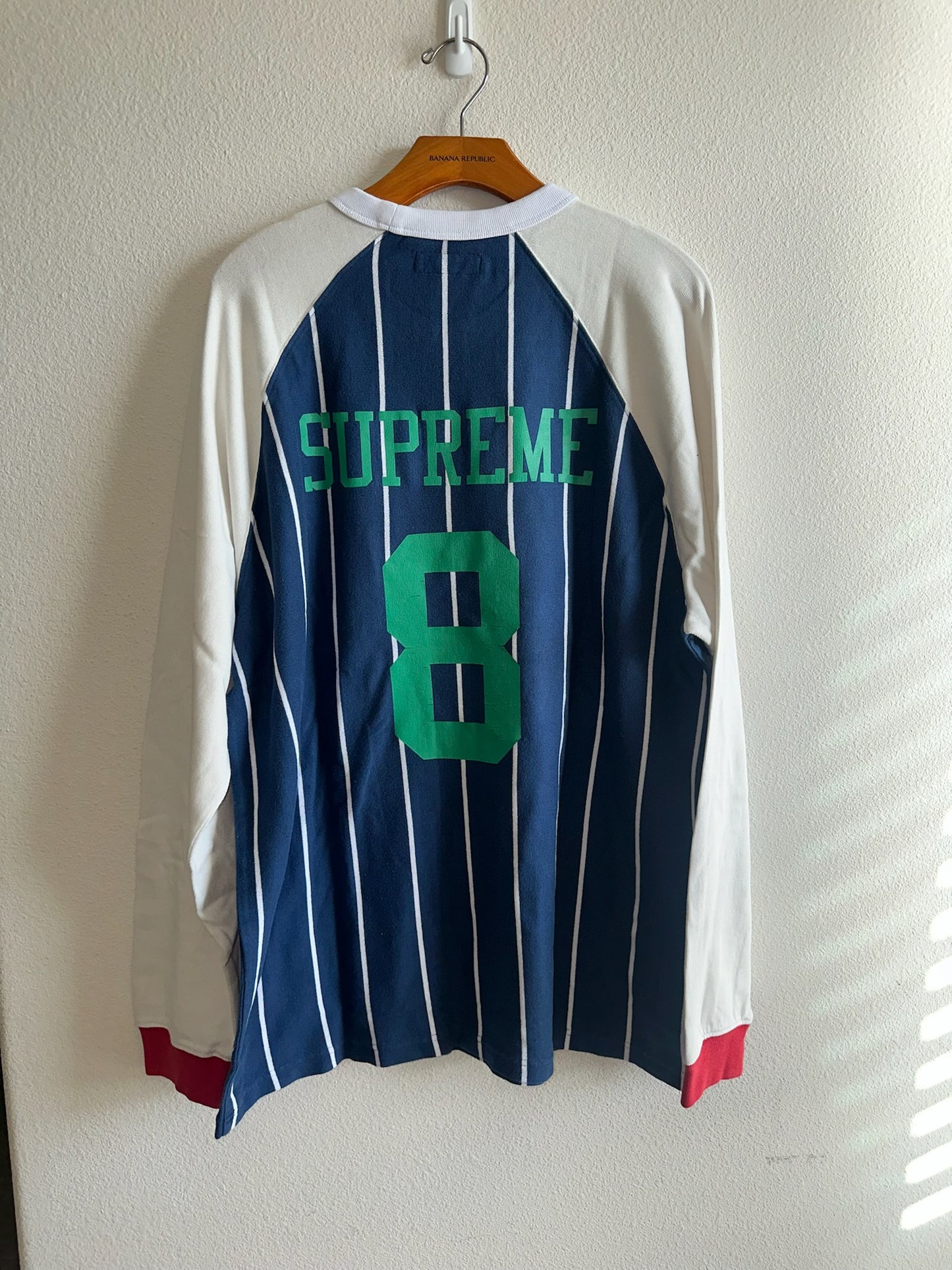 Supreme Stripe Raglan L/S Top (XL)