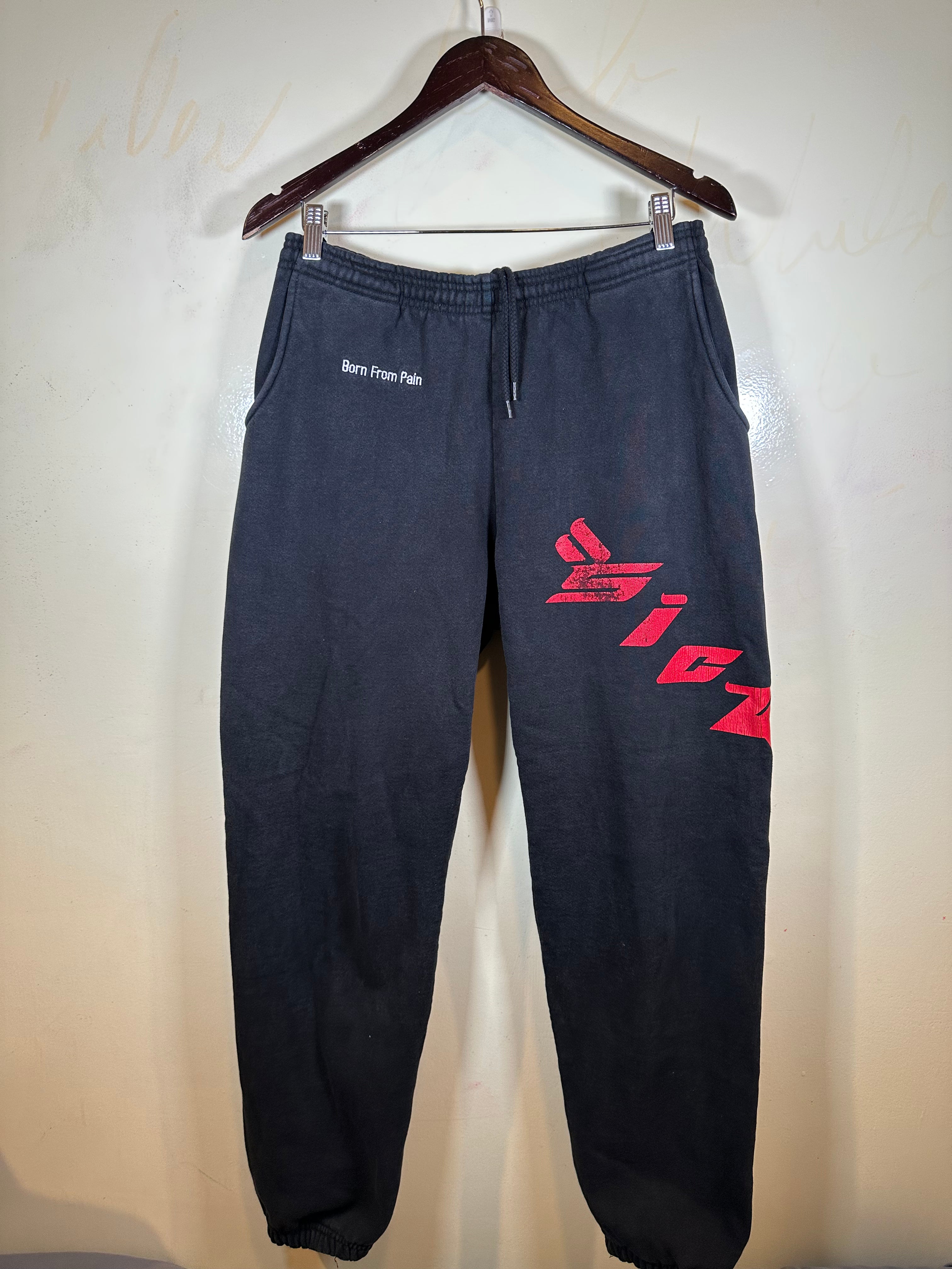 Sicko Born From Pain Sweatpants (L) – Forsaken Gallery