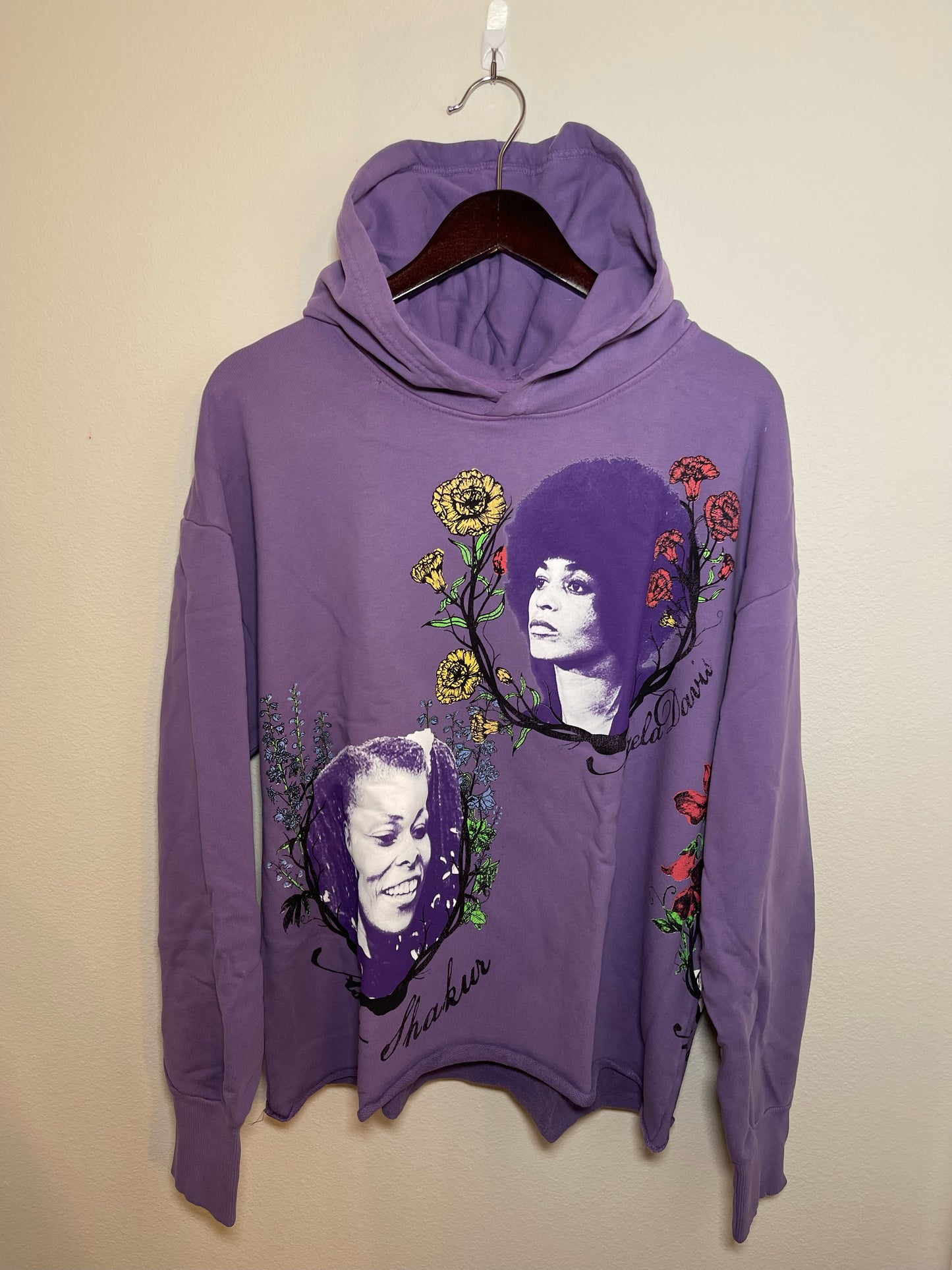 Barriers "PBW" Powerful Black Women Lavender Hoodie (XL)
