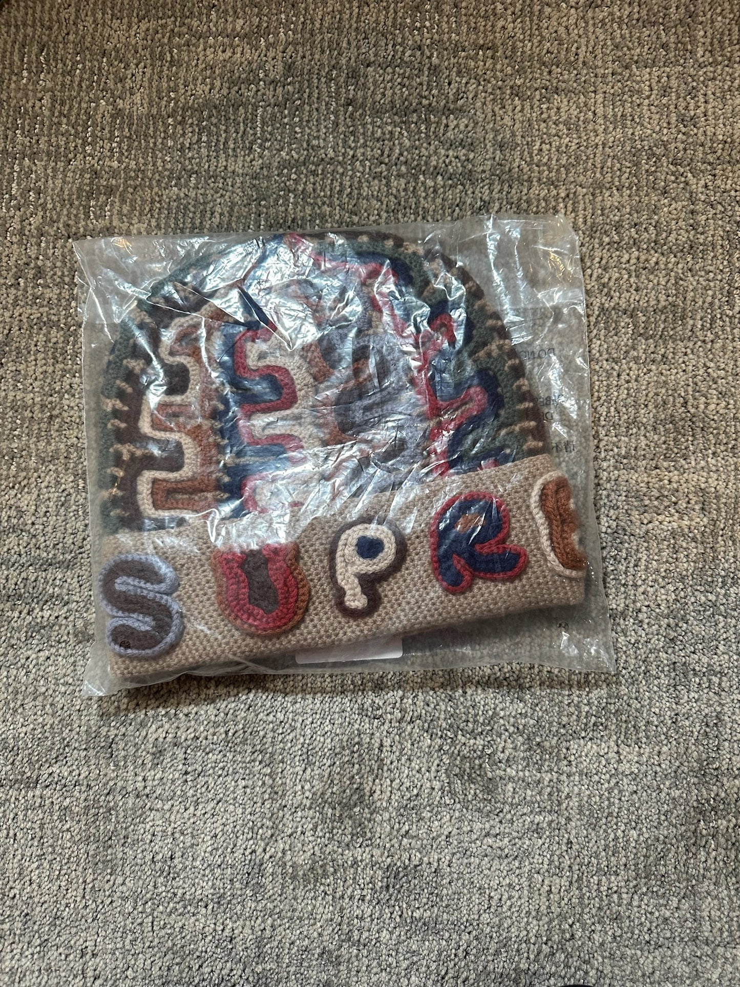 Supreme Yarn Applique Beanie