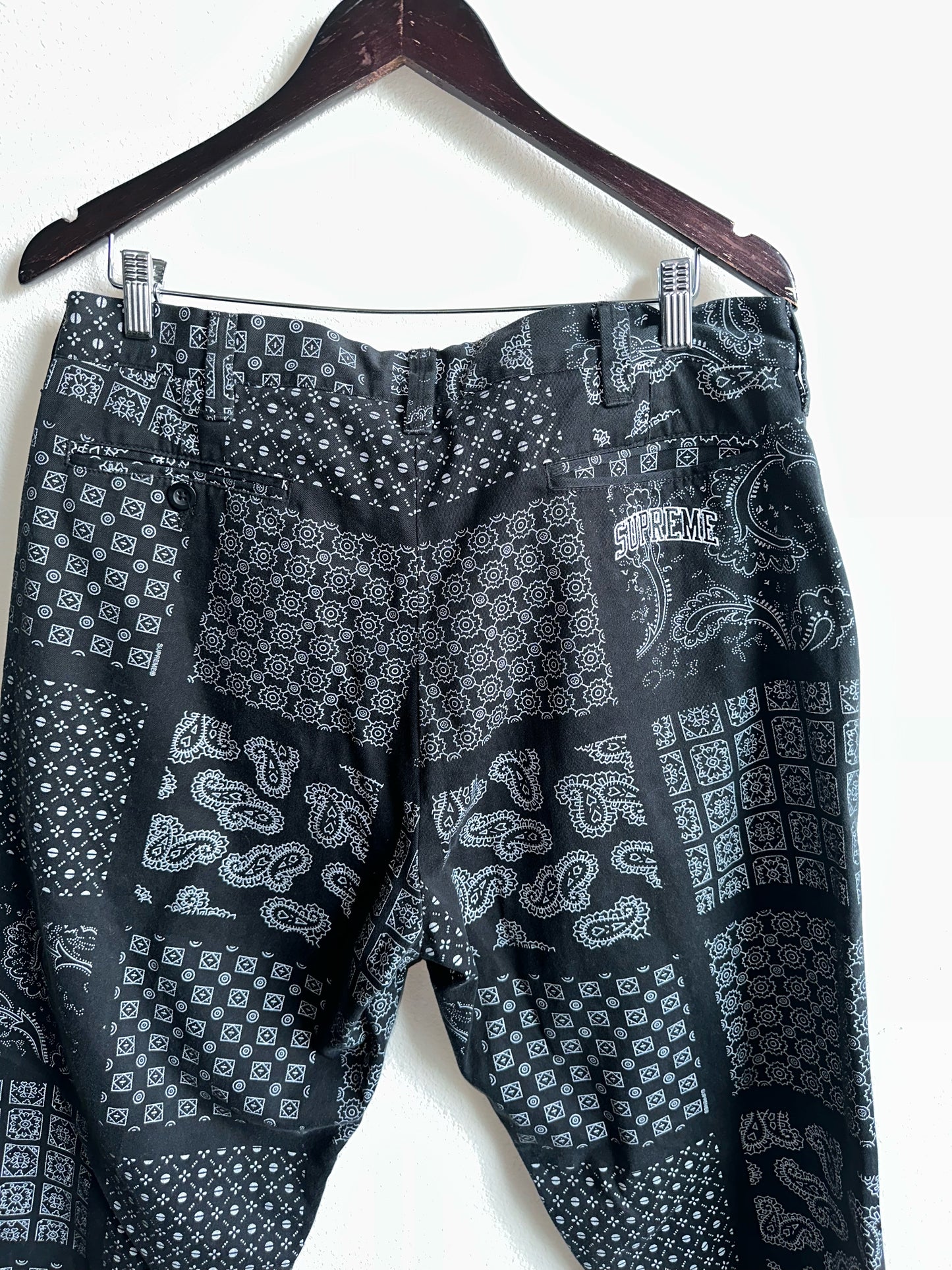 Supreme Paisley Grid Chino Pant (34)