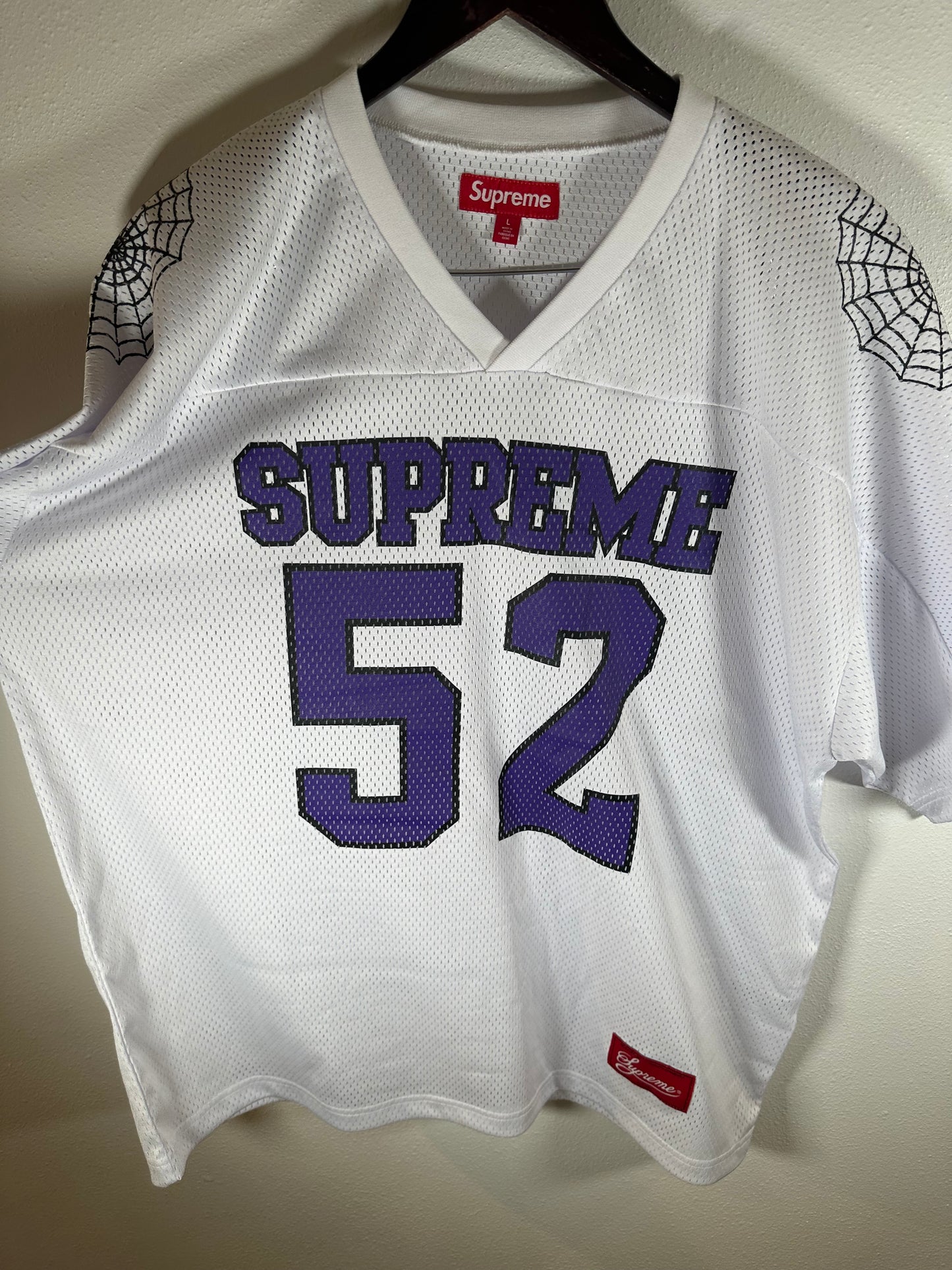 Supreme Spiderweb Football Jersey (L)