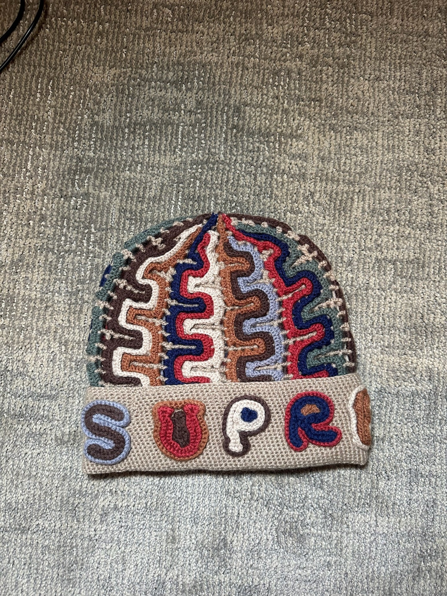 Supreme Yarn Applique Beanie