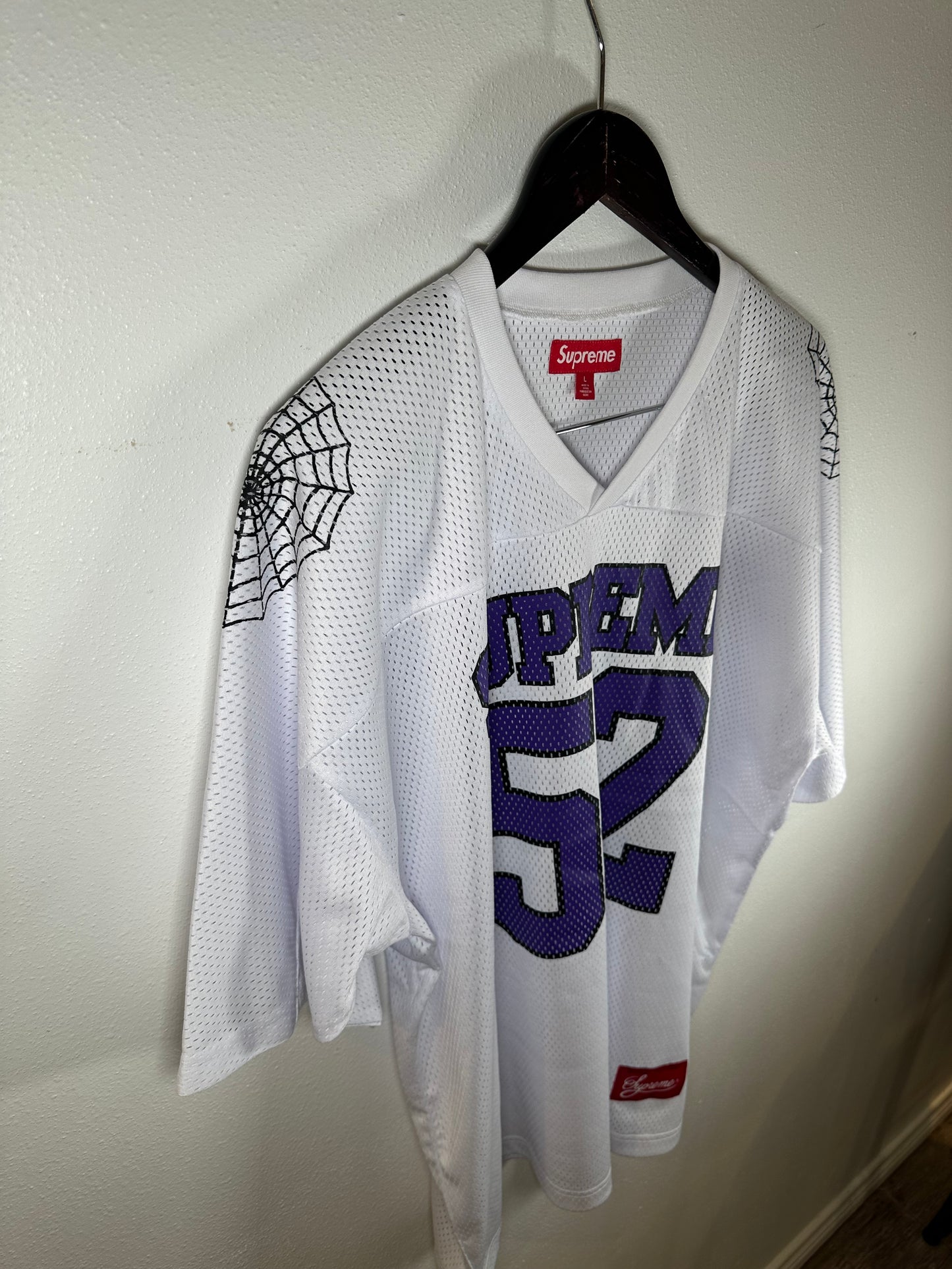 Supreme Spiderweb Football Jersey (L)