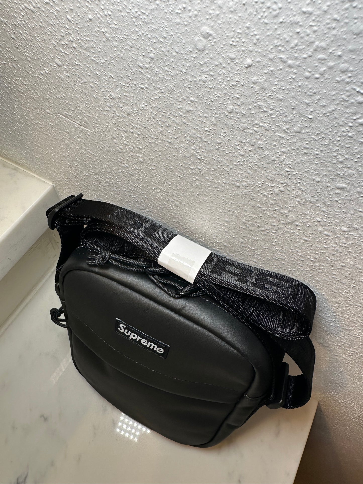 Supreme Leather Shoulder Bag