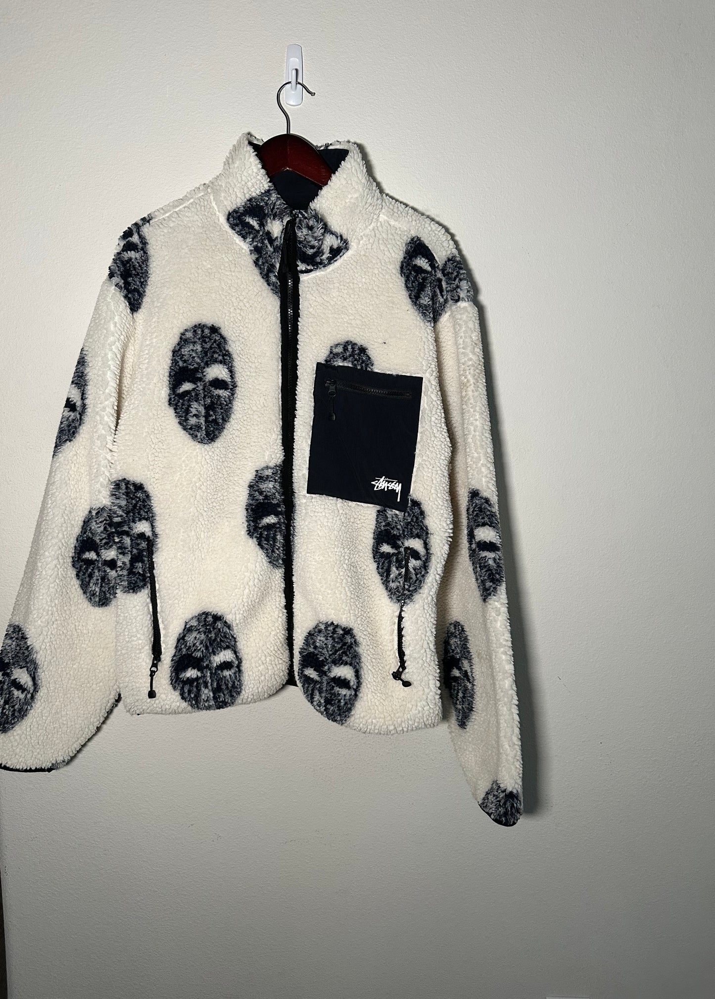 Stussy Mask Jacquard Sherpa (XL)