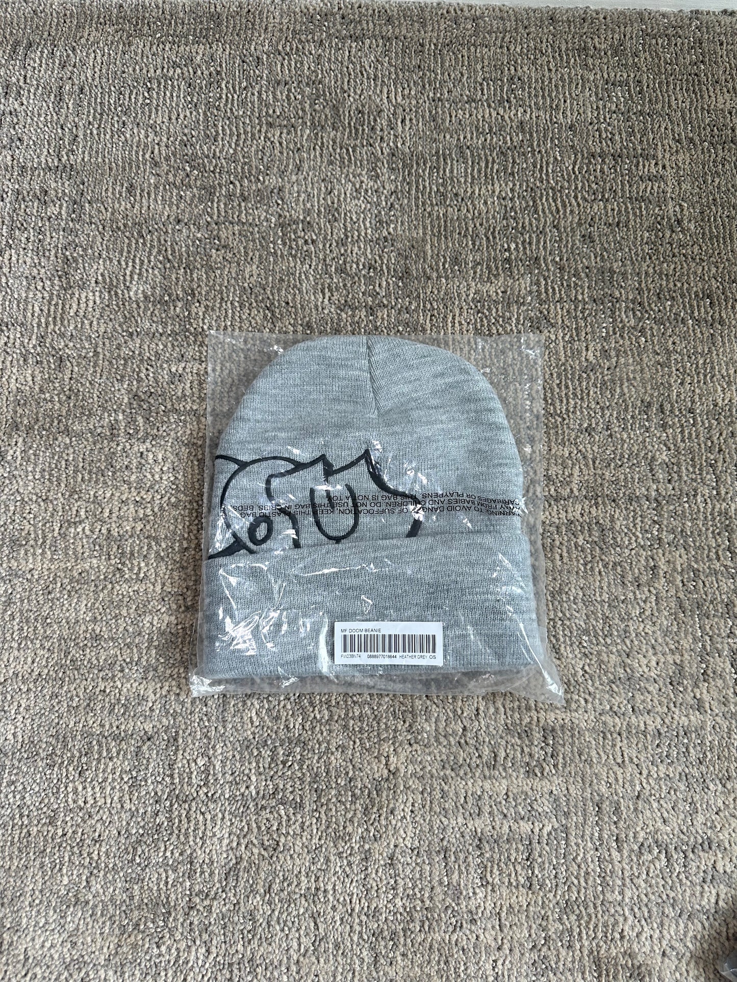 Supreme MF Doom Beanie (Grey)