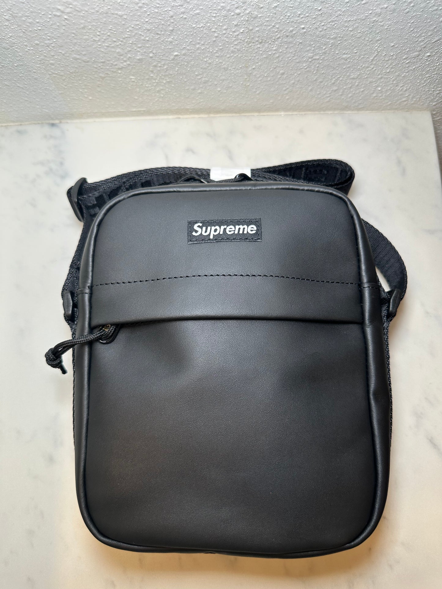 Supreme Leather Shoulder Bag