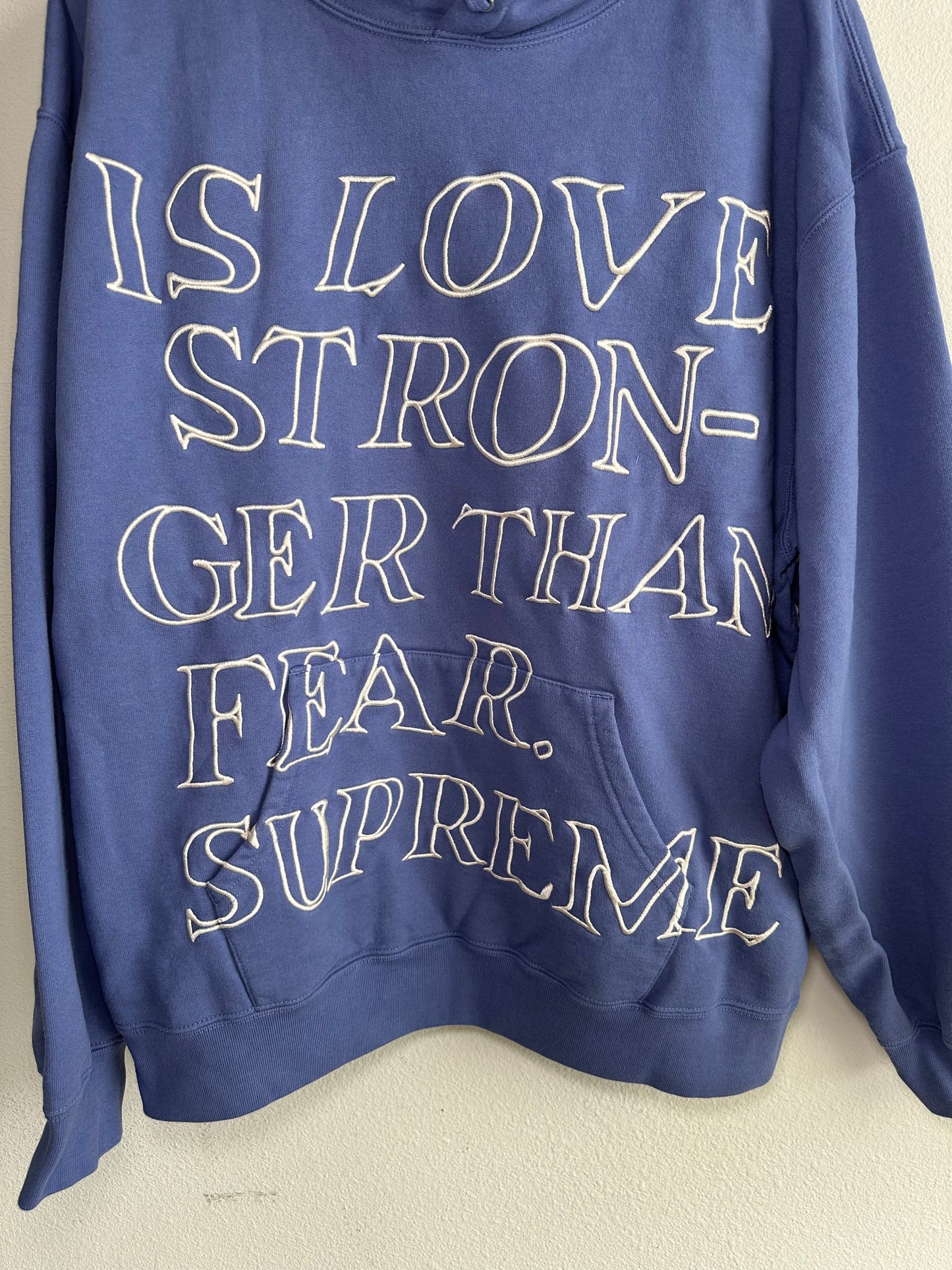 CPFM x Supreme Stronger Than Fear Hooded Sweatshirt (XL)