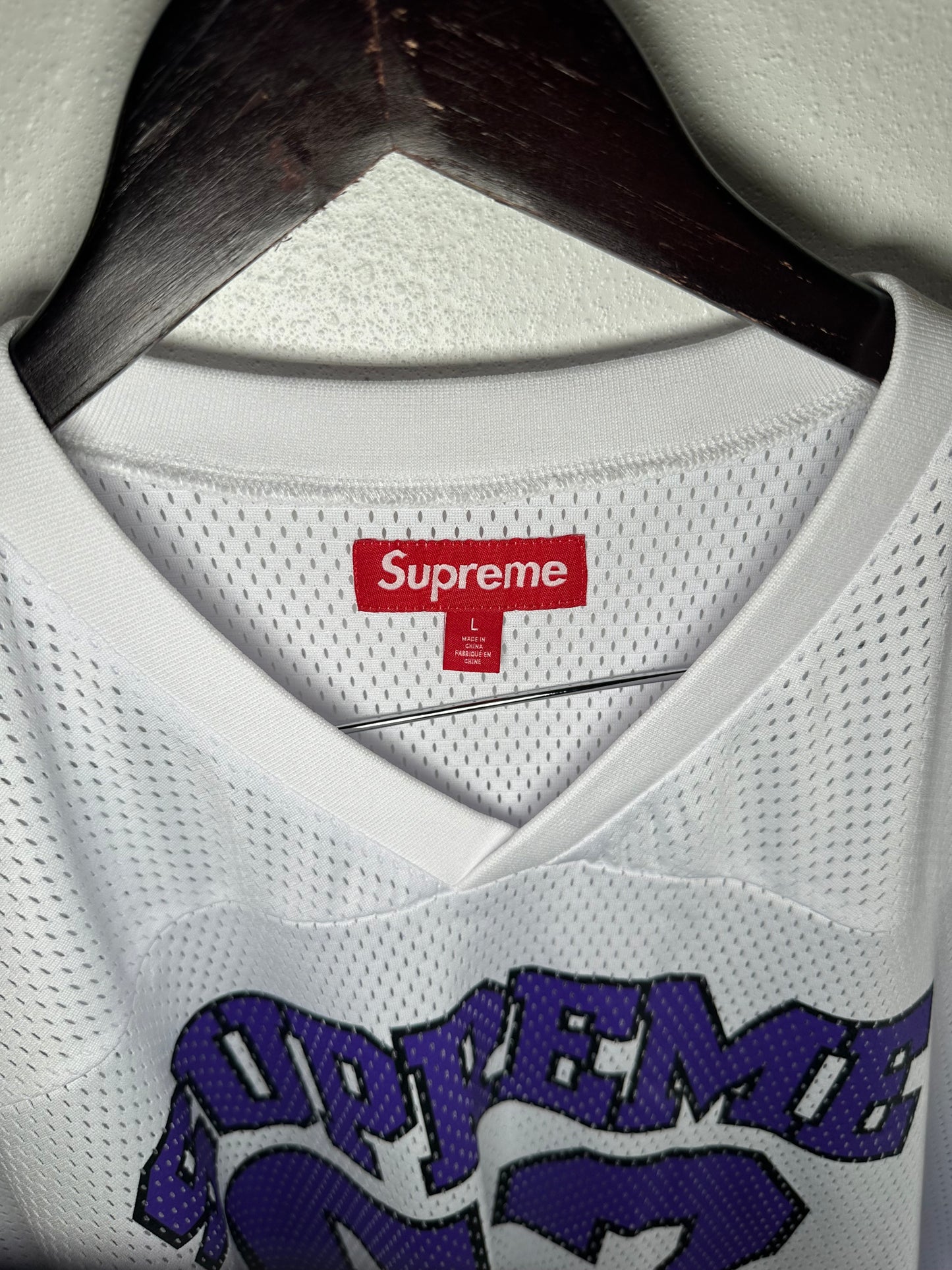 Supreme Spiderweb Football Jersey (L)