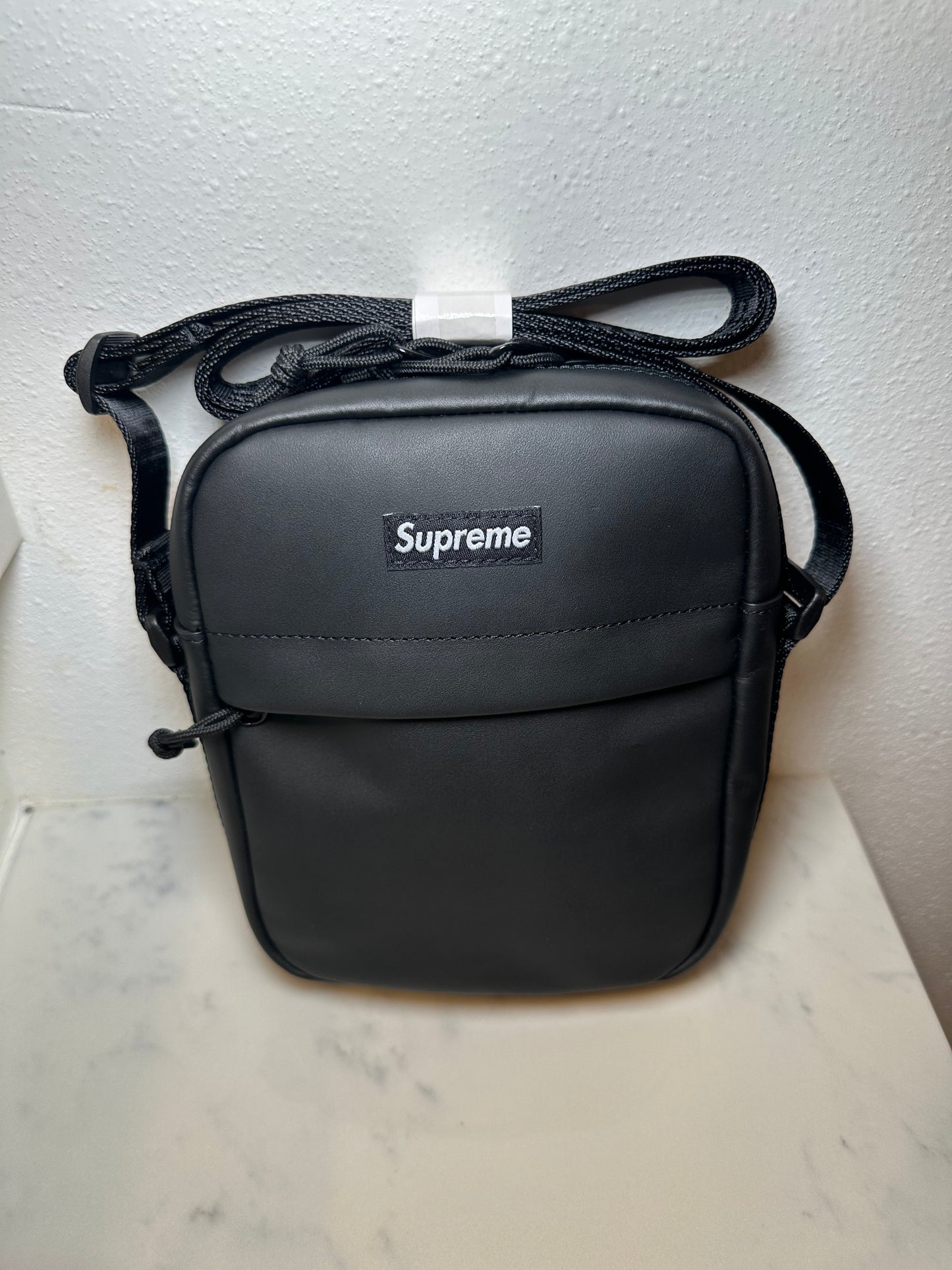 Supreme Leather Shoulder Bag