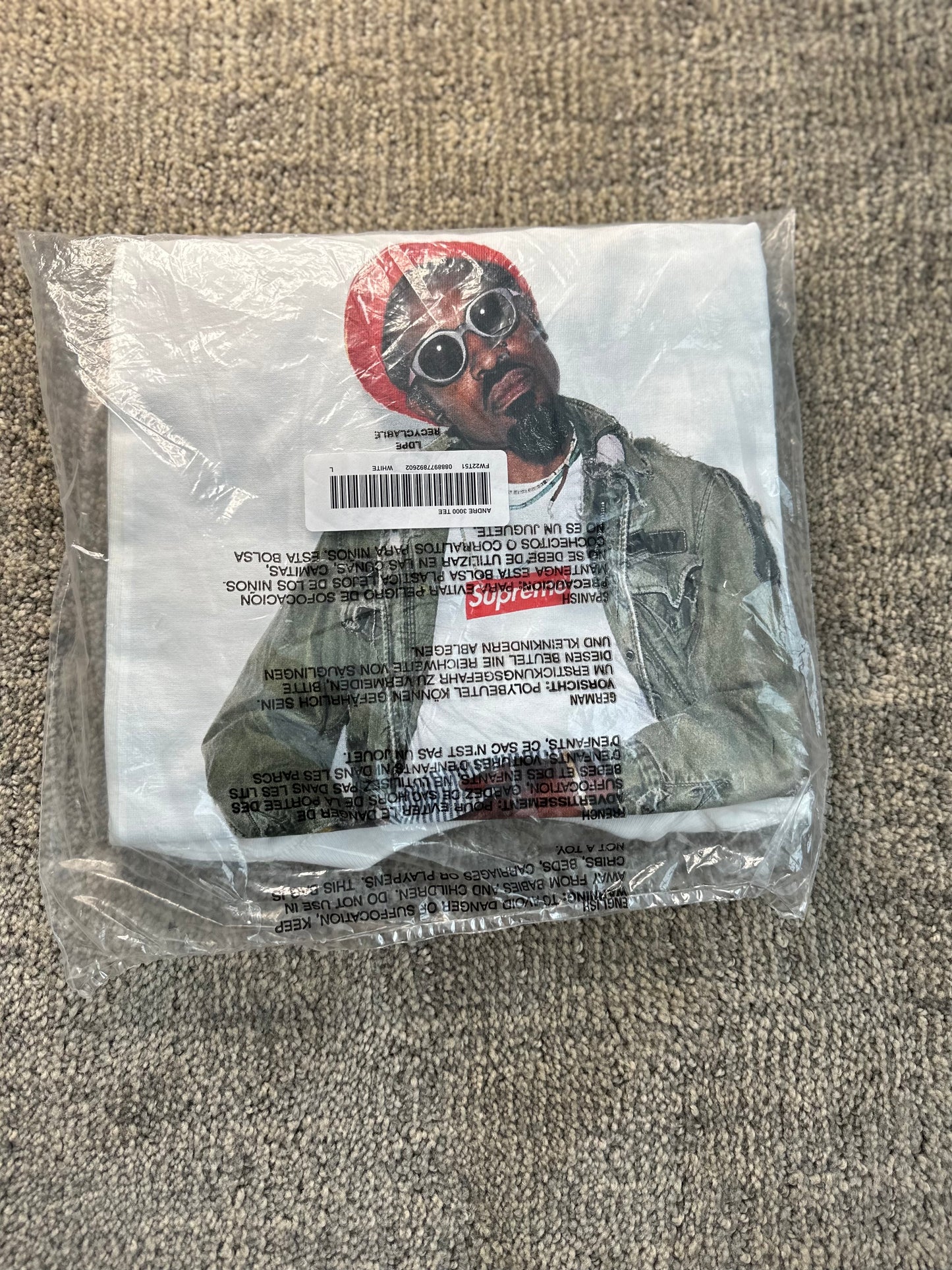 Supreme Andre 3000 Tee (L)