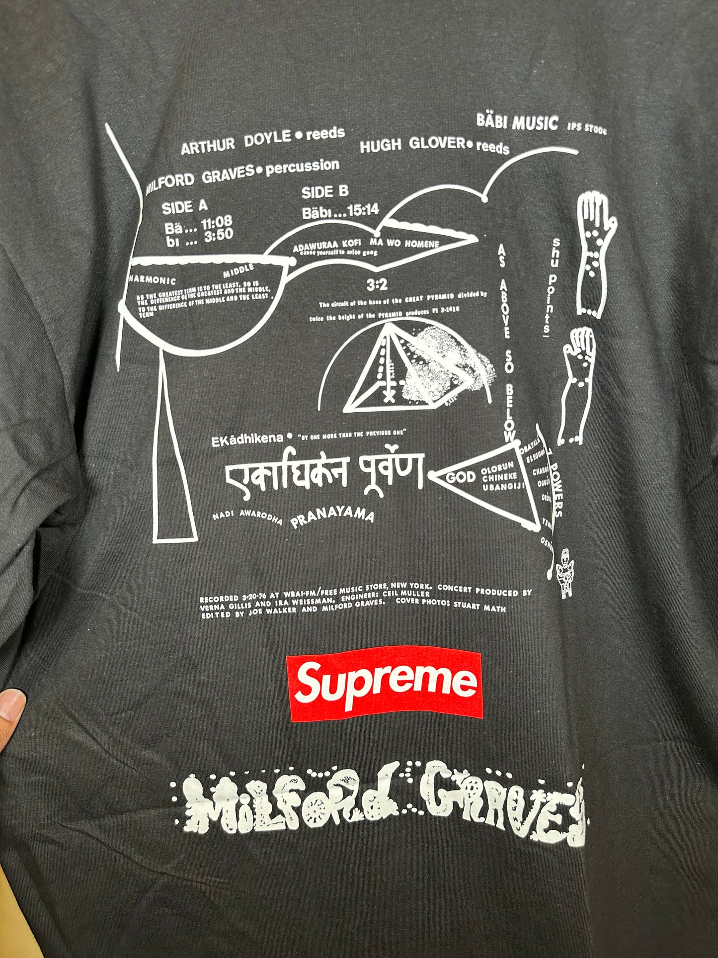 Supreme Milford Graves Tee (XL)