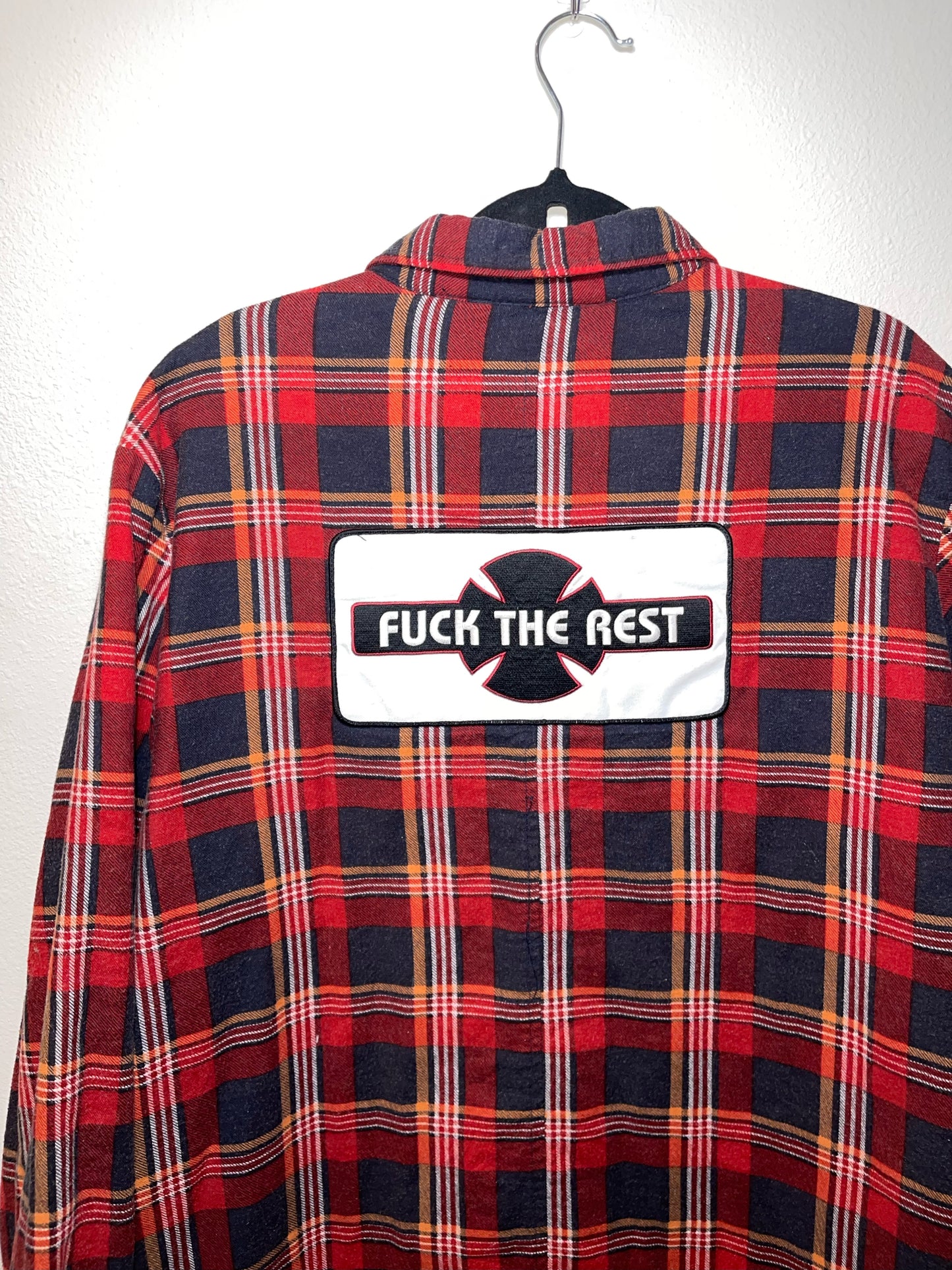 Supreme Independent Quilted Flannel Shirt (XL)