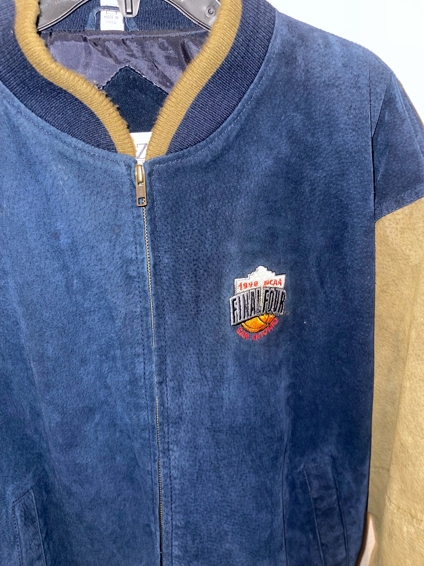 Vintage 1998 Final Four Bomber Varsity "San Antonio" Jacket (XL)