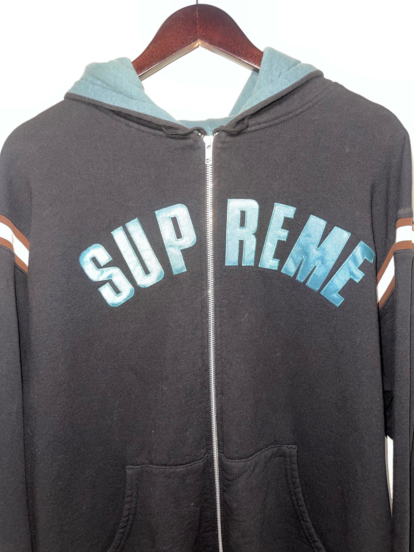 Supreme Jet Sleeve Zip Up Hoodie (XL)