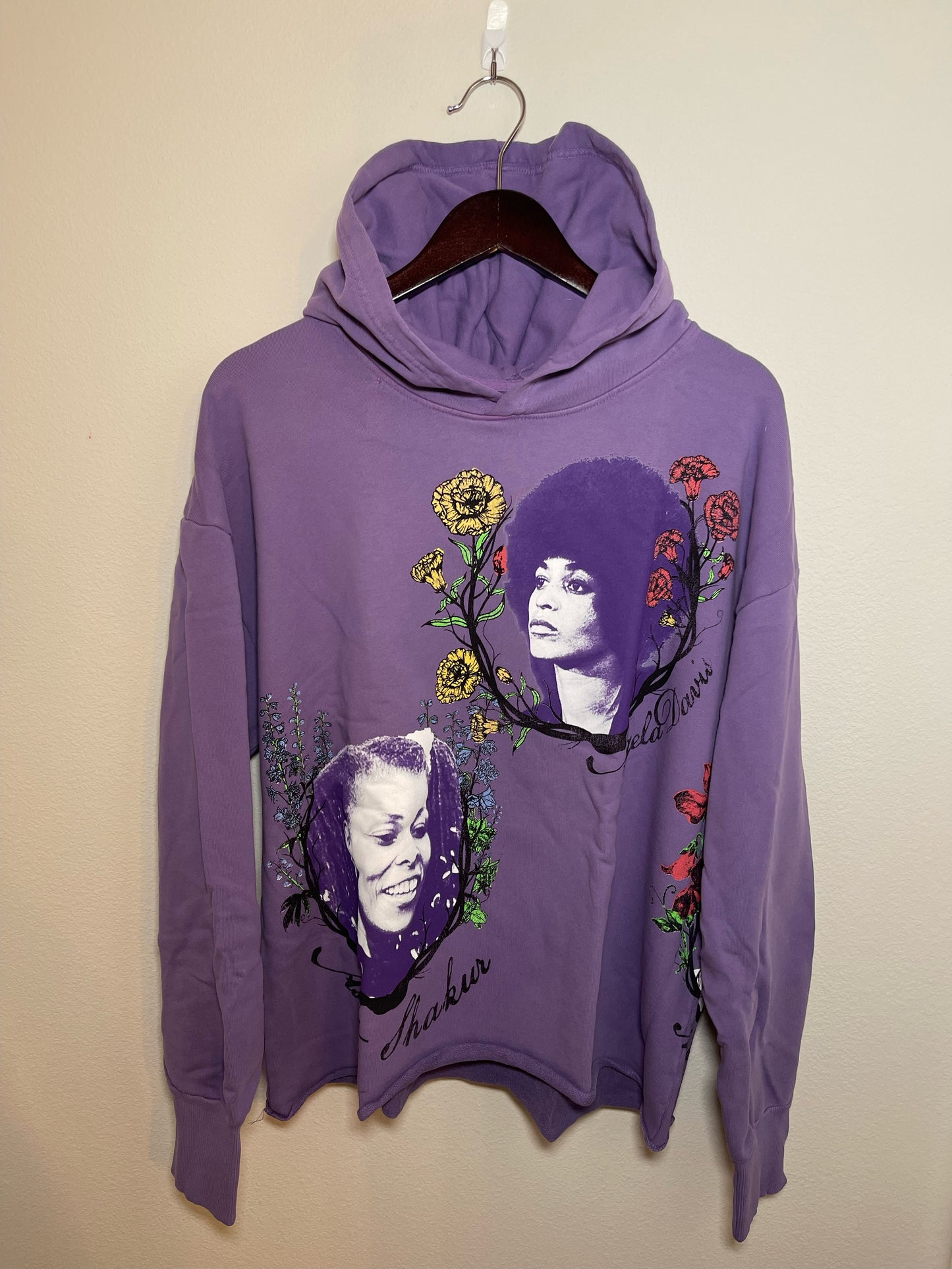 Barriers "PBW" Powerful Black Women Lavender Hoodie (XL)