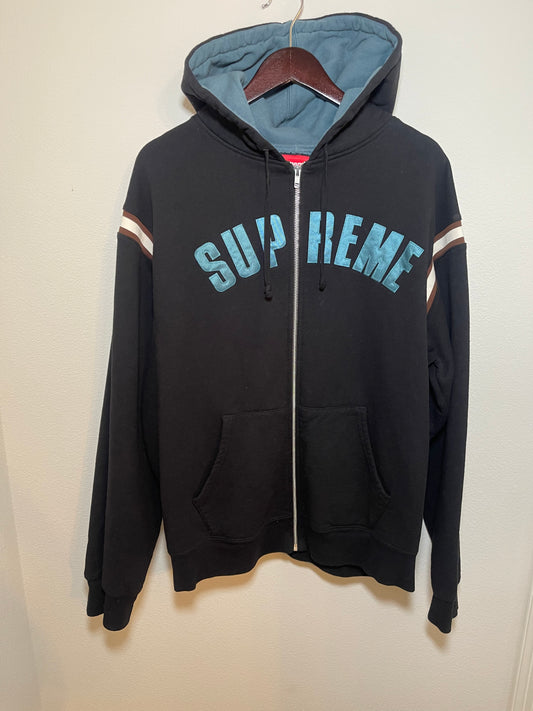 Supreme Jet Sleeve Zip Up Hoodie (XL)