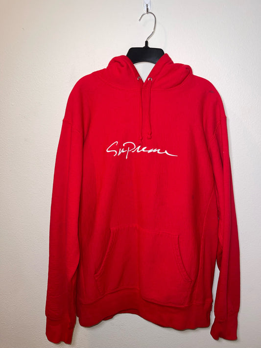 Supreme Classic Script Logo Hooded Sweatshirt (XL)