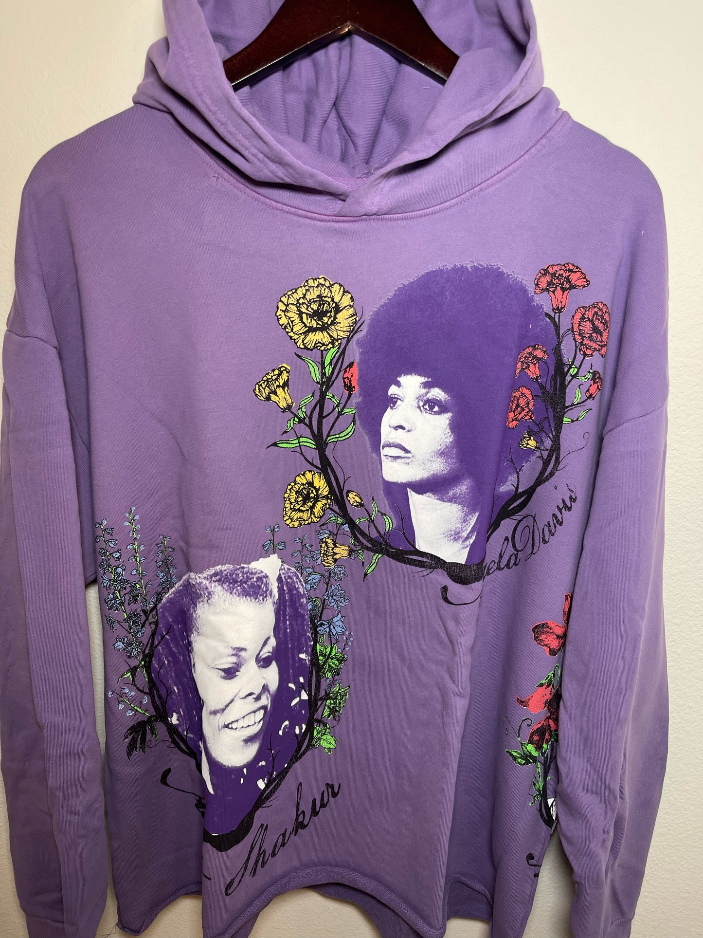 Barriers "PBW" Powerful Black Women Lavender Hoodie (XL)