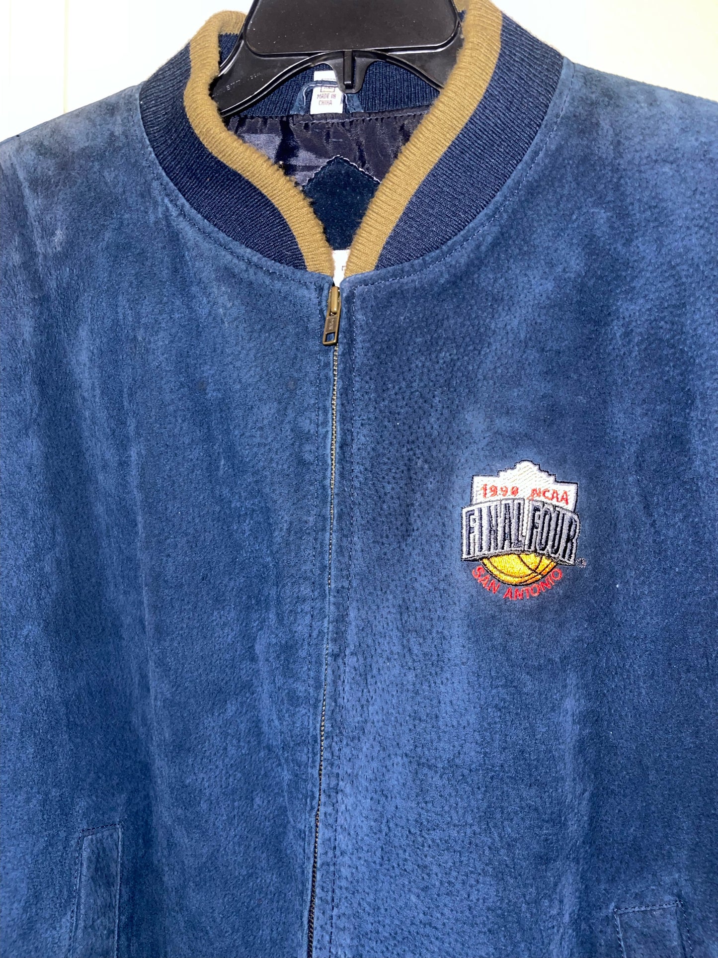 Vintage 1998 Final Four Bomber Varsity "San Antonio" Jacket (XL)