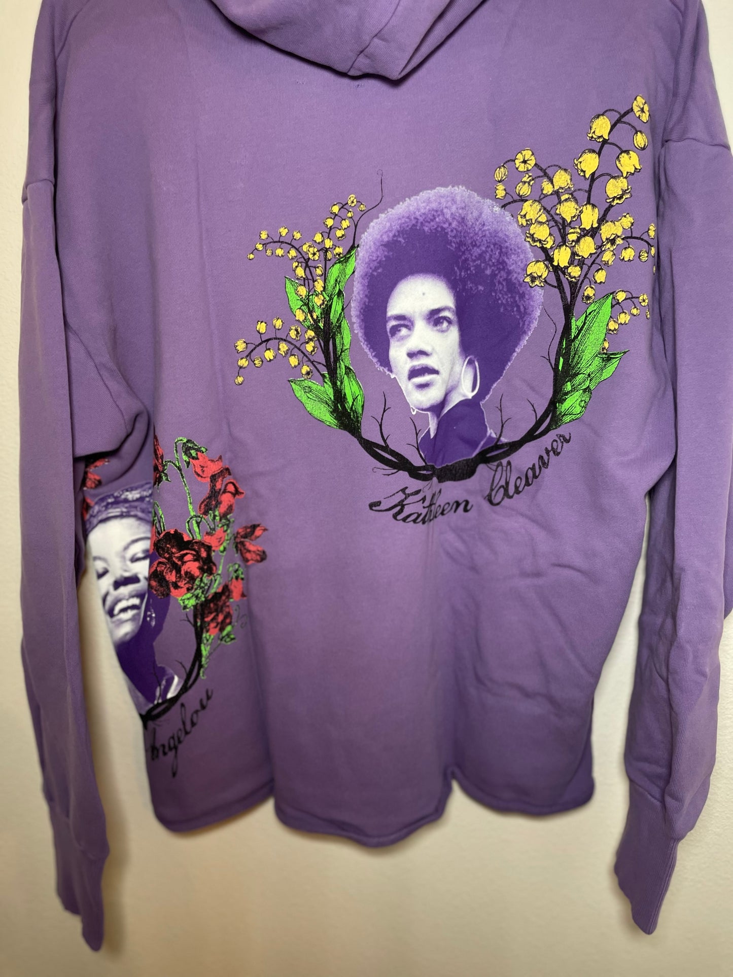 Barriers "PBW" Powerful Black Women Lavender Hoodie (XL)